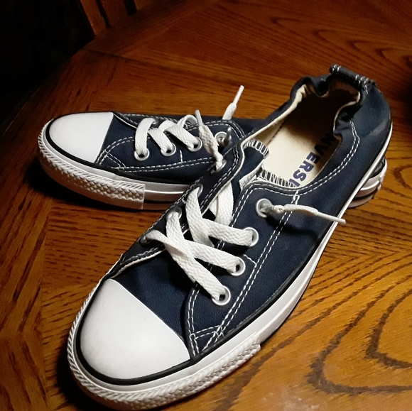UNISEX Converse Navy Blue Chucks; NEVER WORN! - Picture 4 of 10